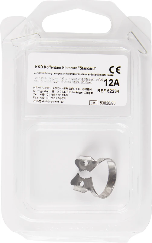 KKD® Klammern Standard  Stück  Nr. 12A, für Molaren im 2. und 4 Quadranten