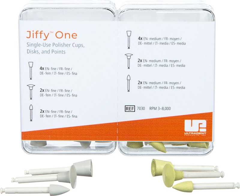 Jiffy One  Polisher Sample Pack  16 Stück (8 x mittel, 8 x fein), RA