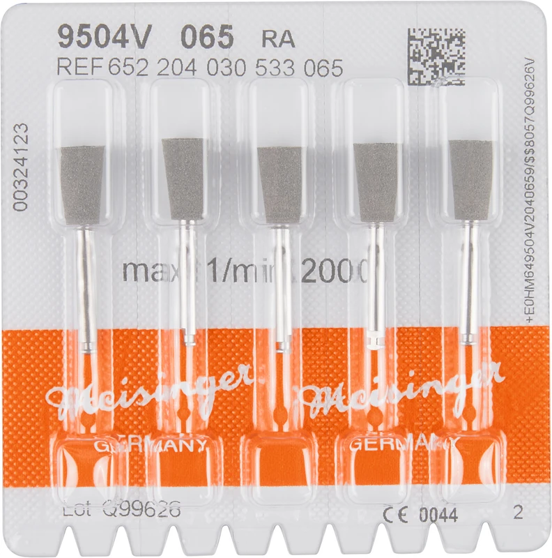 Universalpolierer 9504  Packung  5 Stück schwarz grob, RA, Figur 030, 9,5 mm, ISO 065