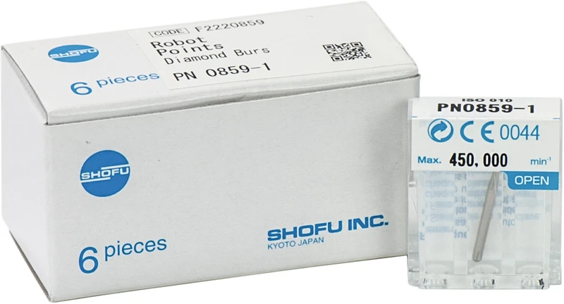 Robot Points FG  Packung  6 Stück FG, Figur Diabolo, 2,2 mm, ISO 010