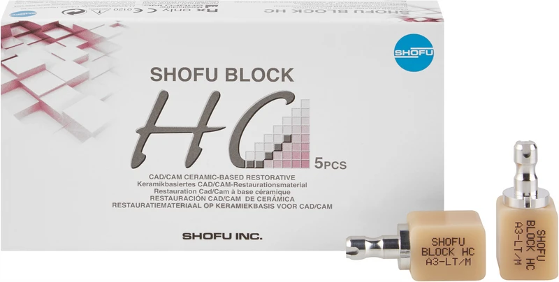 SHOFU BLOCK HC  Packung  5 Stück A3-LT, 1-schichtig, universal
