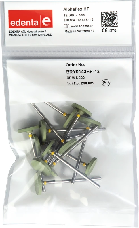 Alphaflex  Packung  12 Stück super grün, HP, Figur 373, 2 mm, ISO 150
