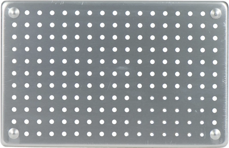 ALUMINIUM TRAY  Stück  Tray silber 28 x 18 cm, perforiert