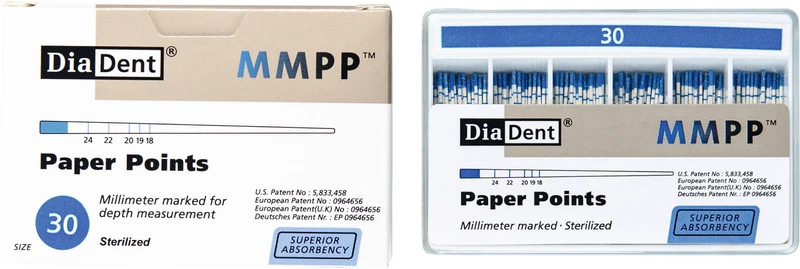 DiaDent® Papierspitzen  Packung  200 Stück ISO 030