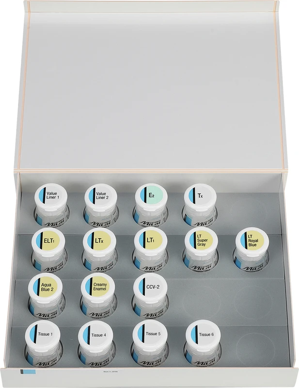 CERABIEN MiLai   Micro Layering Kit  16 x 10 g Pulver