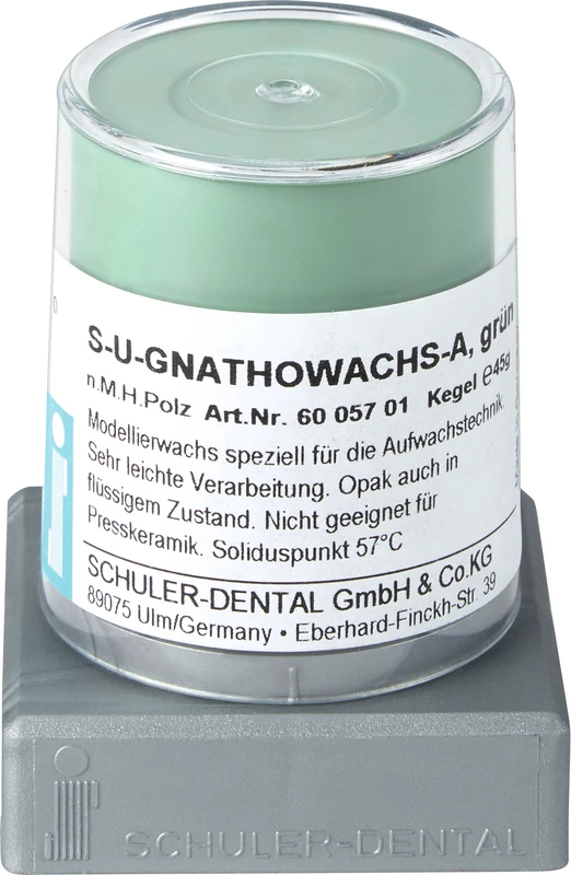 S-U-Gnathowachs-A  Kegel  45 g grün