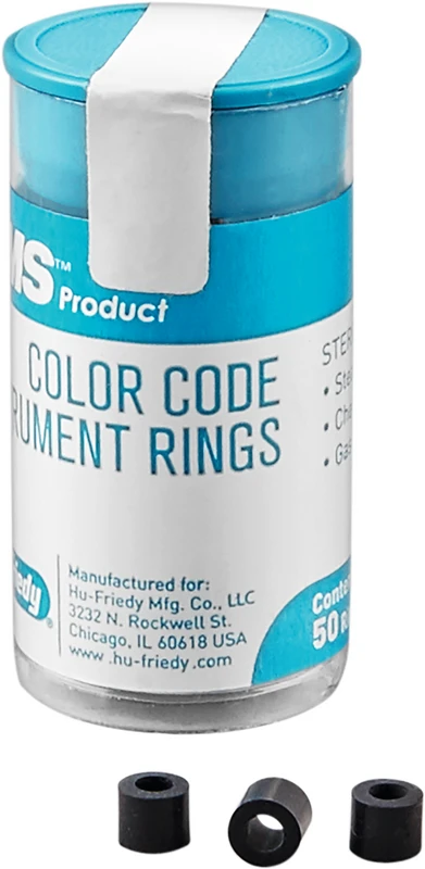 IMS Farbkodierungsringe mini  Packung  50 Stück IMS-1289 , schwarz