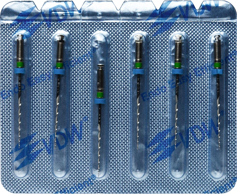 Mtwo®   Blisterpackung  6 Stück Instrumente16 mm, 25 mm, Taper.04, ISO 035