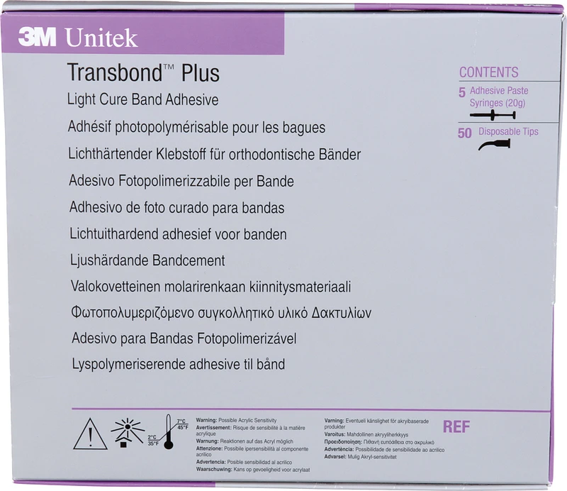 3M Transbond PLUS   Kit  5 x 4 g Spritzen, 50 Einwegspritzen