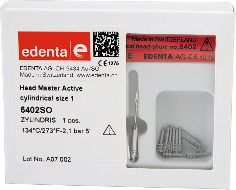 HeadMaster zylindrisch, aktiv  Sortiment  Gr. 1, kurz