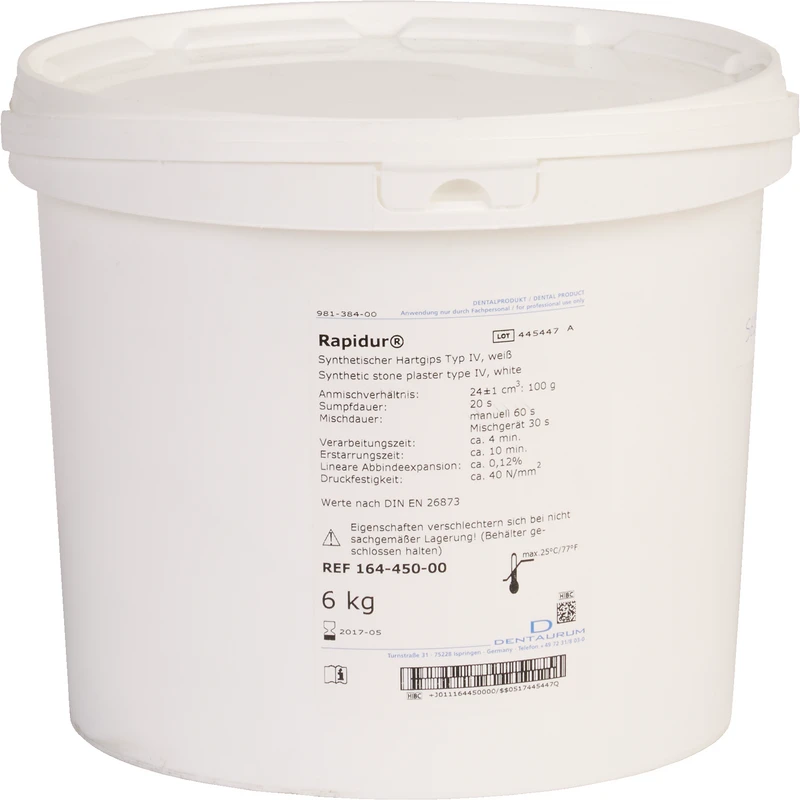 Rapidur®  Eimer  6 kg weiß