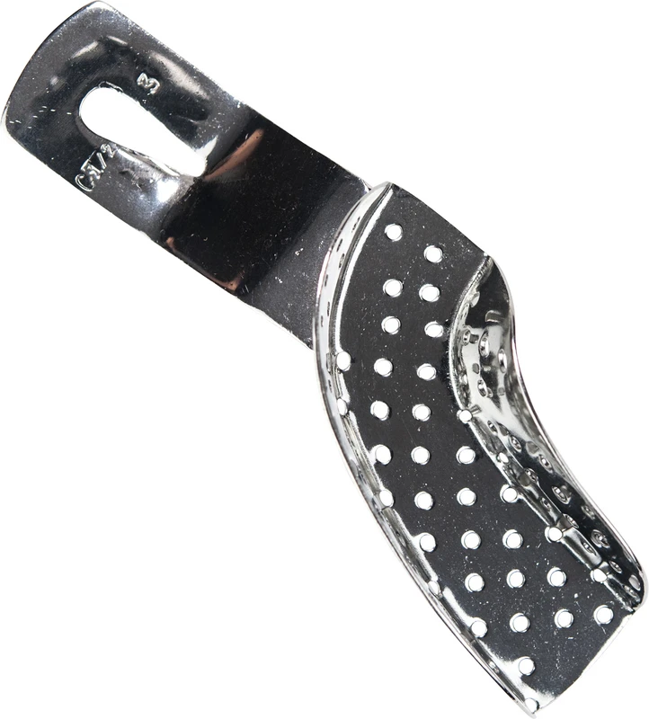 Abdrucklöffel für partielle Abdrücke  Stück  Gr. 3 links, perforiert