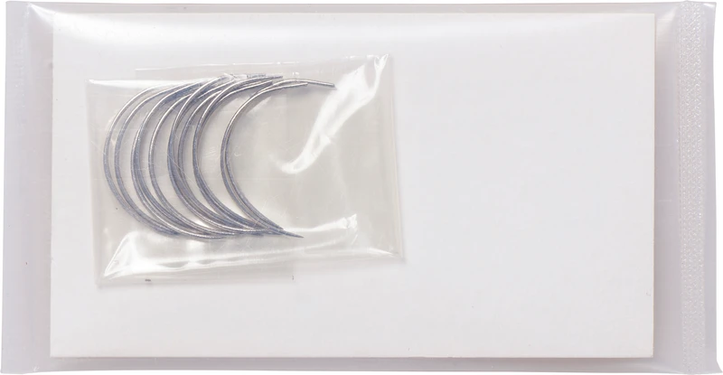 Wundnadeln  Packung  12 Stück Kohlenstoff, 332Pb, 1\2 Kreis, rund, Größe 5