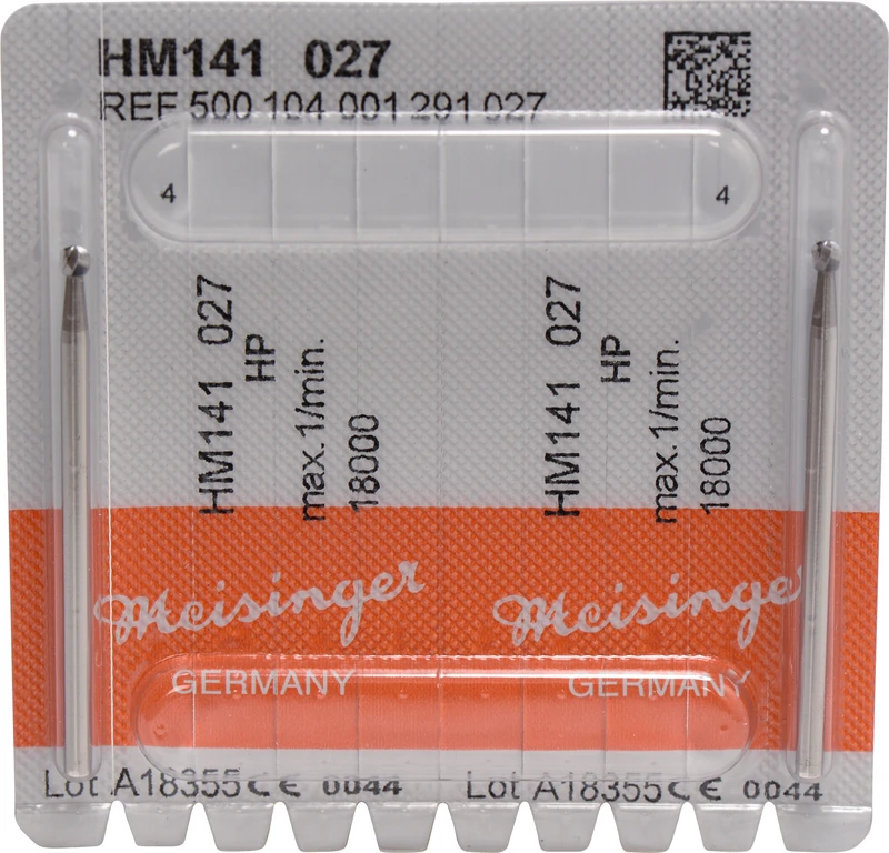 Chirurgie Fräser HM 141  Packung  2 Stück HP, Figur 001, ISO 027
