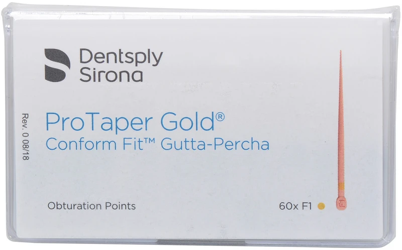 ProTaper Gold® Conform Fit Guttaperchaspitzen  Packung  60 Stück F1