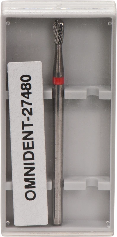 Omni HM-Fräser Schliff 20  Stück  kreuzverzahnt, rot fein, HP, Figur 237, 5 mm, ISO 023