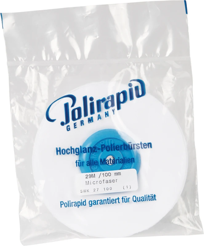 Microfaserschwabbel  Stück  mit Kunststoffkern, Microfaser, Ø 100 mm, S: 9 mm