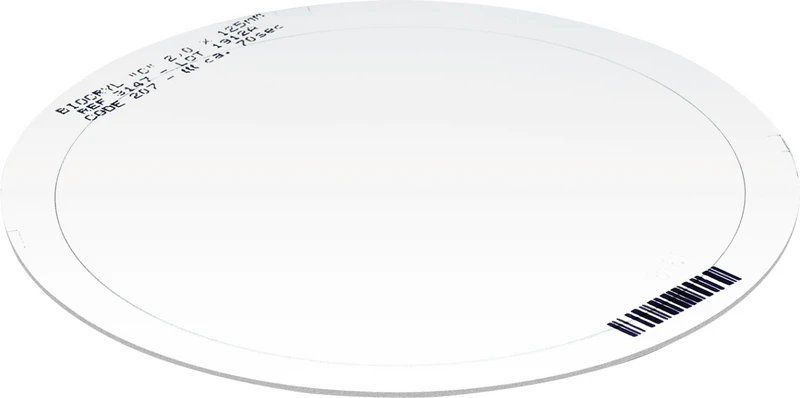 BIOCRYL® C  Packung  10 Stück klar, Ø 125 mm, Stärke 2 mm