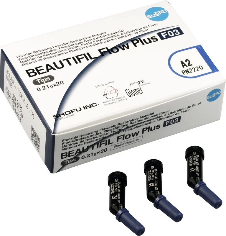 BEAUTIFIL Flow Plus   Packung  20 x 0,21 g Tip F03 Low Flow A3O