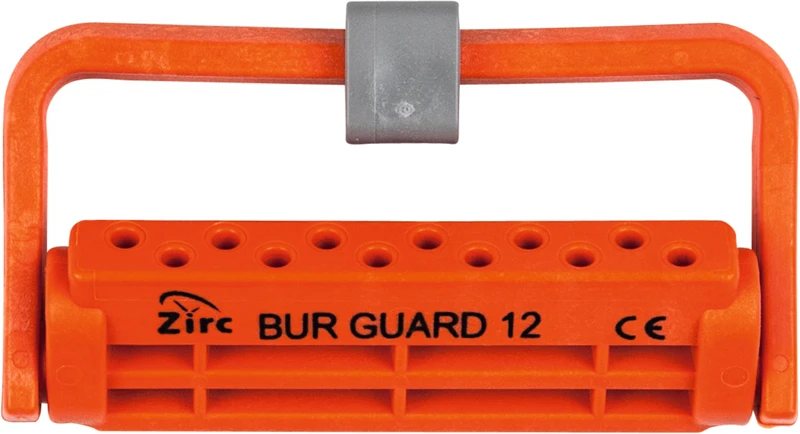 Steri-Bur Guards  Stück  für 12 Instrumente, neonorange, 7,3 x 3,9 x 1 cm