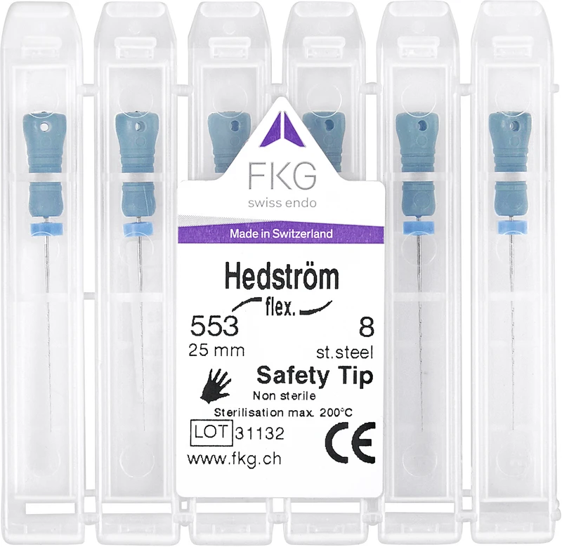 Hedstroemfeile Flexibel SMG  Packung  6 Stück 25 mm ISO 008