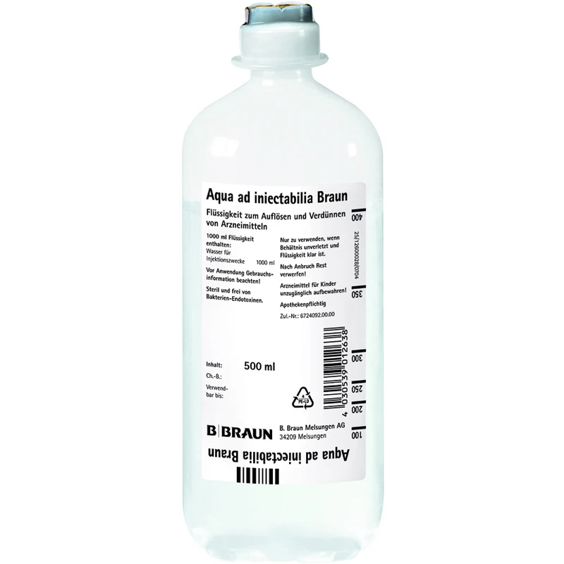 Aqua ad iniectabilia  Ecoflasche  500 ml MKG-APO