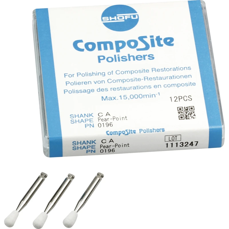 CompoSite  Packung  12 Stück Standard, RA, Figur Birne, ISO 033