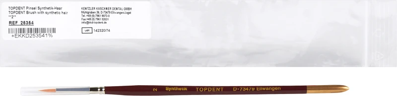 TOPDENT Pinsel Synthetik-Haar  Stück  Größe 2