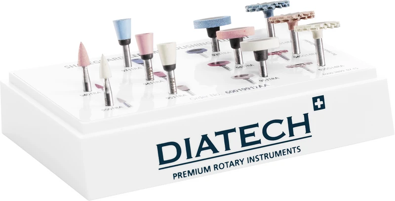 DIATECH ShapeGuard  Ceramic Polishing Plus Kit  11 Stück (3 x blau, 4 x rosa, 4 x weiß), RA