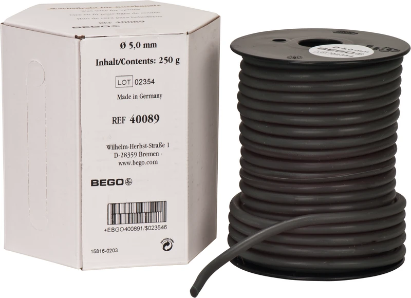 Wachsdraht  Rolle  250 g grün, Länge 17 m, Ø 5 mm