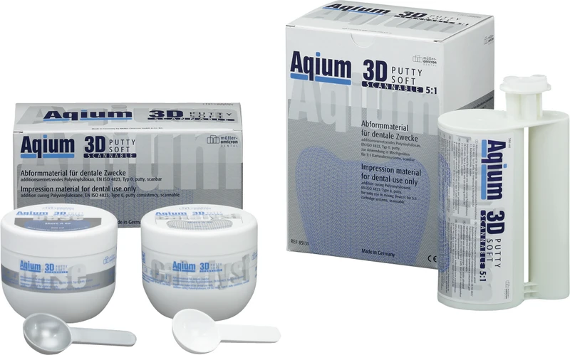 Aqium® 3D PUTTY SOFT  Packung  2 x 380 ml Doppelkartusche 5:1