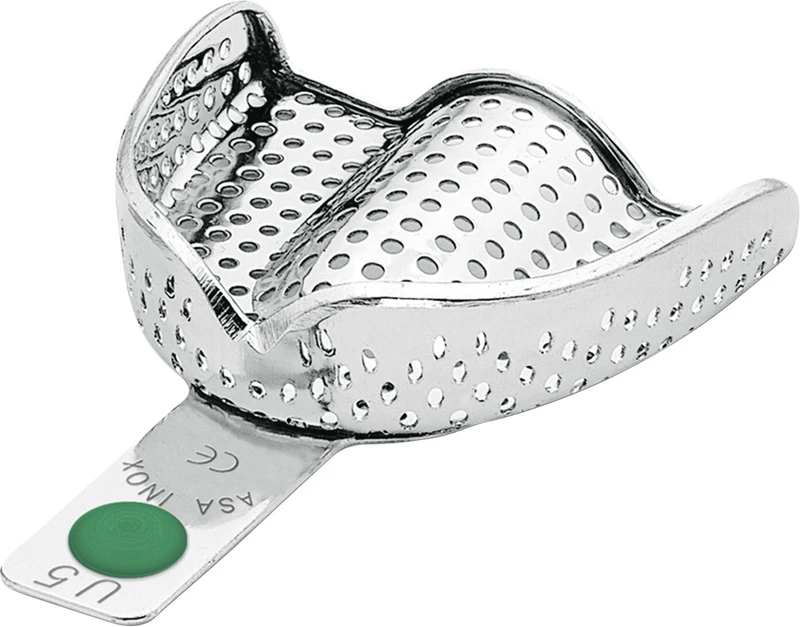 PERMA-LOCK Abformlöffel  Stück  OK L, perforiert, grün, 2804-U5