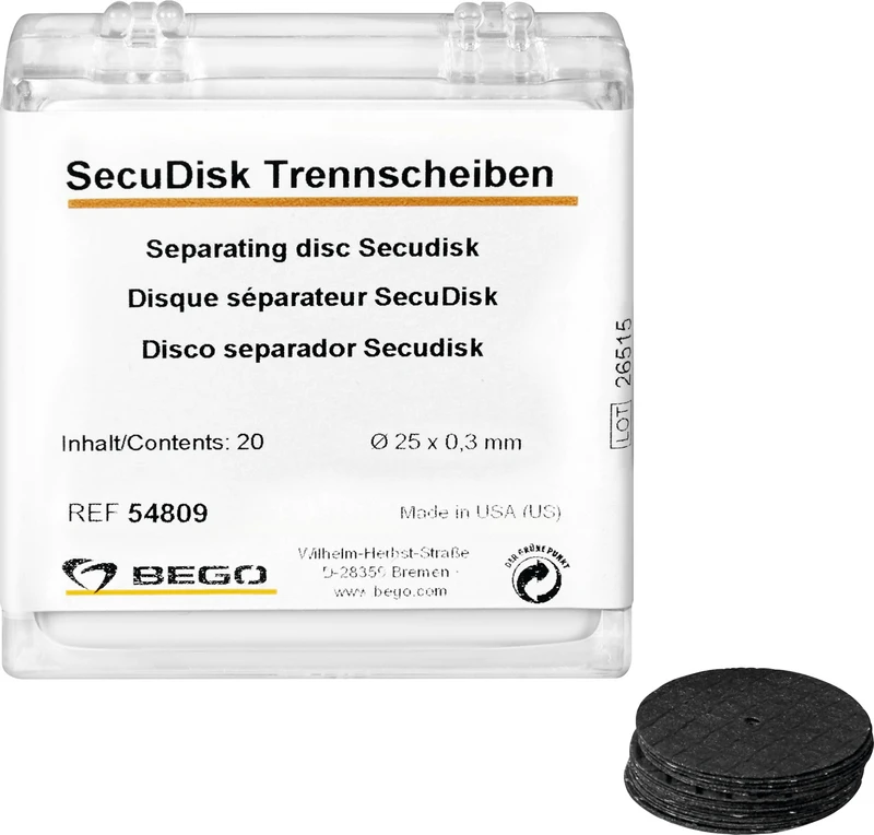SecuDisc Trennscheiben  Packung  20 Stück Ø 25 x 0,3 mm
