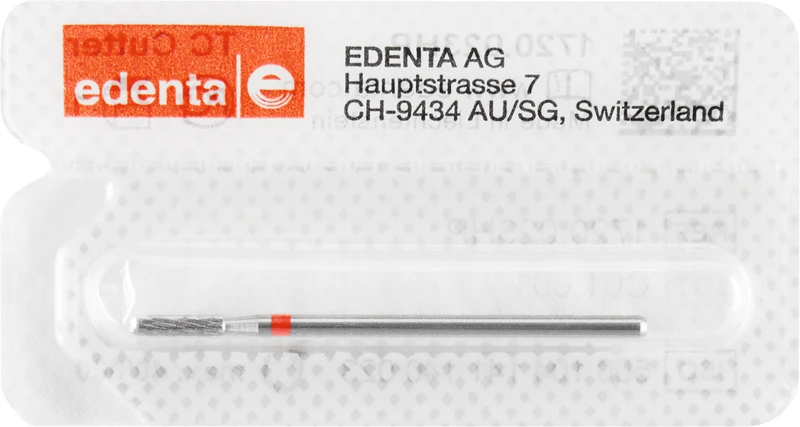 HM-Fräser Schliff 20  Stück  Kreuzverzahnung, rot fein, HP, Figur 141, 8 mm, ISO 023