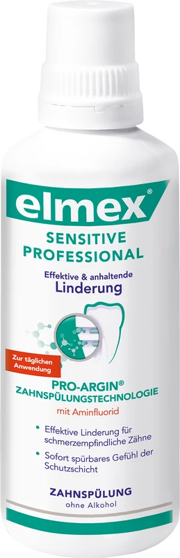 elmex® SENSITIVE PROFESSIONAL Zahnspülung  Flasche  400 ml