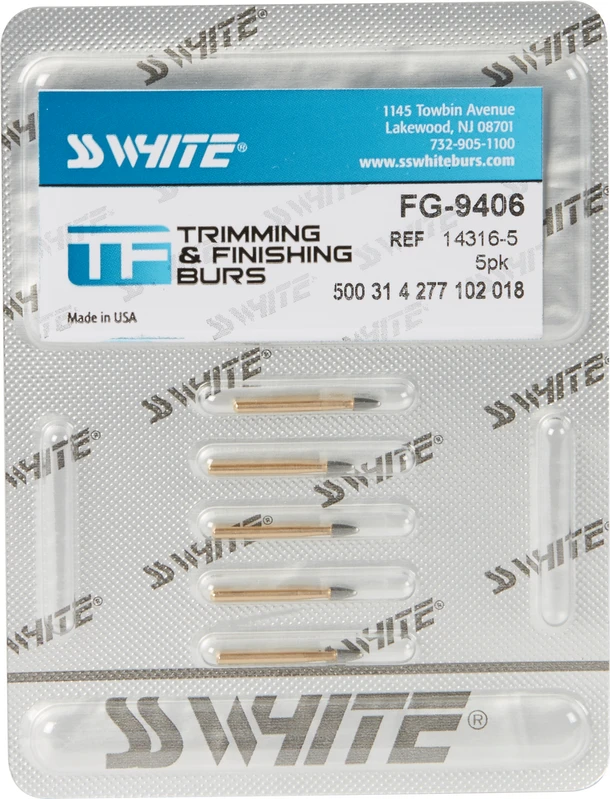 HM Finierer 9406  Packung  5 Stück 30 Schneiden, Eiform, 3,5 mm, Ø 1,8 mm