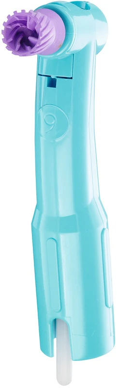 Young Einweg-Winkelstück Contra Elite  Packung  200 Stück mit Außenrillen lila, kurz, weich