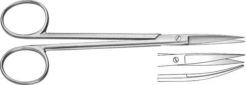 Scheren nach Joseph  Stück  11-351-14-07, gerade, spitz, 145 mm