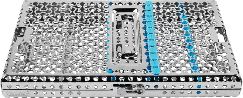 IMS Container Kassette  Stück  für 12 Instrumente, türkis