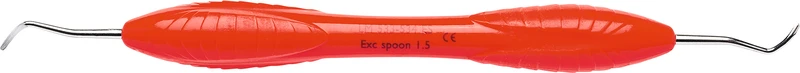 LM Exkavatoren   Stück  Ø 1,5 mm, löffelförmig, rot, LM-ErgoSense® Griff