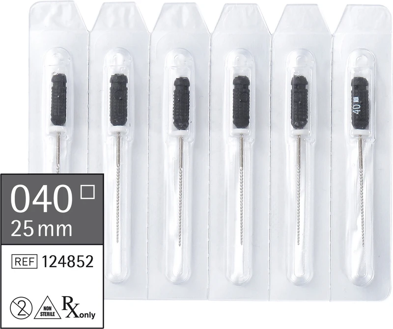 smart K-Feilen  Packung  6 Stück 25 mm ISO 040