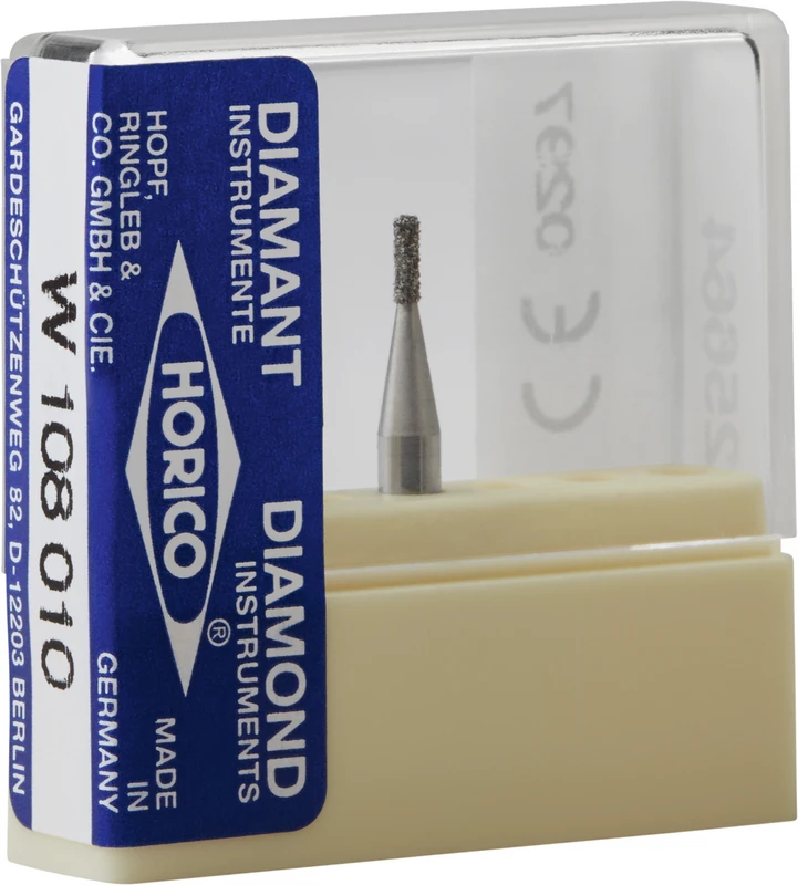 Diamantschleifer 108  Stück  RA, Figur 108, 3 mm, ISO 010