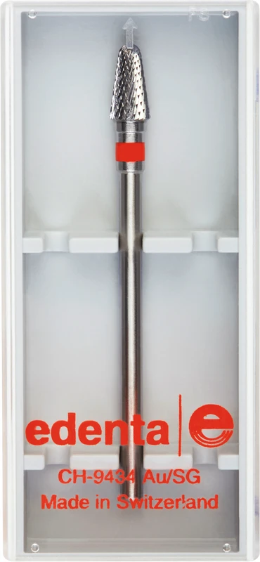 HM-Fräser Schliff 20  Stück  Kreuzverzahnung, rot fein, HP, Figur 263, 8 mm, ISO 040