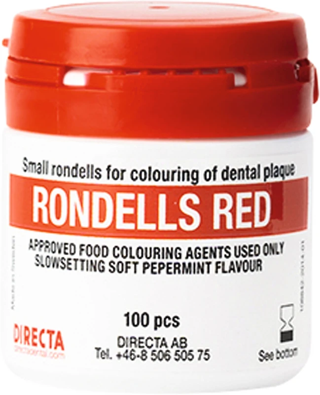 Rondell Pellets   Packung  100 Stück rot