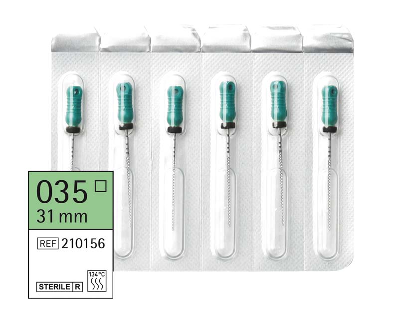 Omni K-Feilen steril  Packung  6 Stück steril, 31 mm, ISO 035