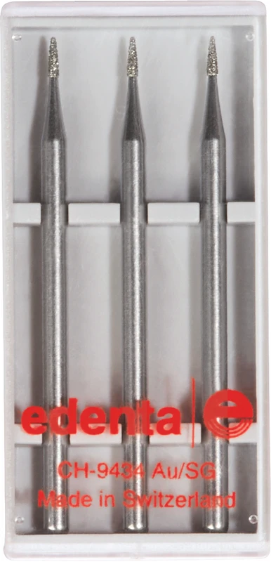 Diamanten 860  Packung  3 Stück Standard, HP, Figur 247 Flamme, 4 mm, ISO 010