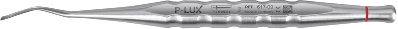 P-LUX  Stück  Mesial rot, Figur 9, gebogen, 2,5 mm