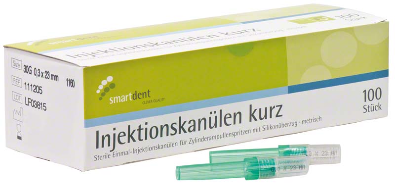 smart Injektionskanülen  Packung  100 Stück Ø 0,3 x 23 mm