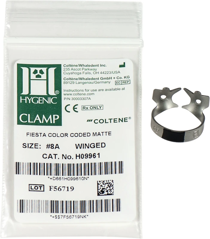 HYGENIC® Fiesta® Klammern  Stück  mit Flügel, für unregelmässig geformte Molaren, 13A