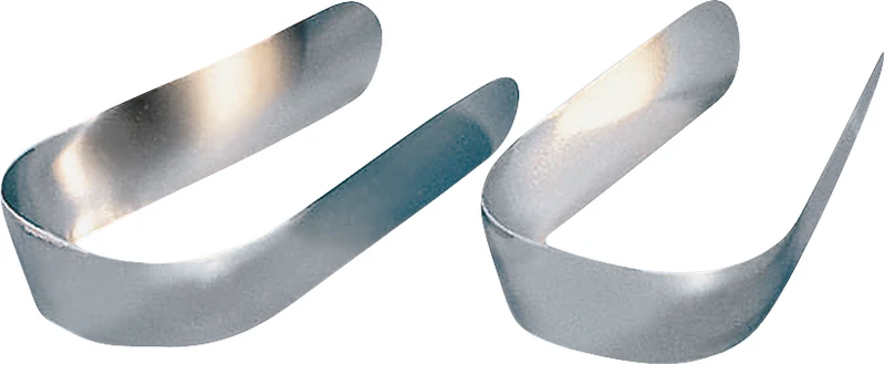 Matrizen nach Tofflemire bombiert  Packung  30 Stück Stärke 0,038 mm, Nr. 1101 C